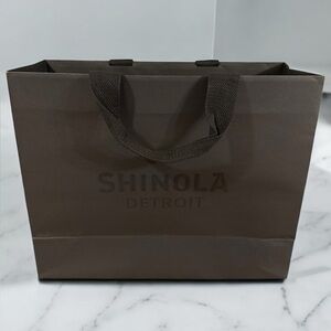 Shinola Detroit Luxury Paper Shopping Bag